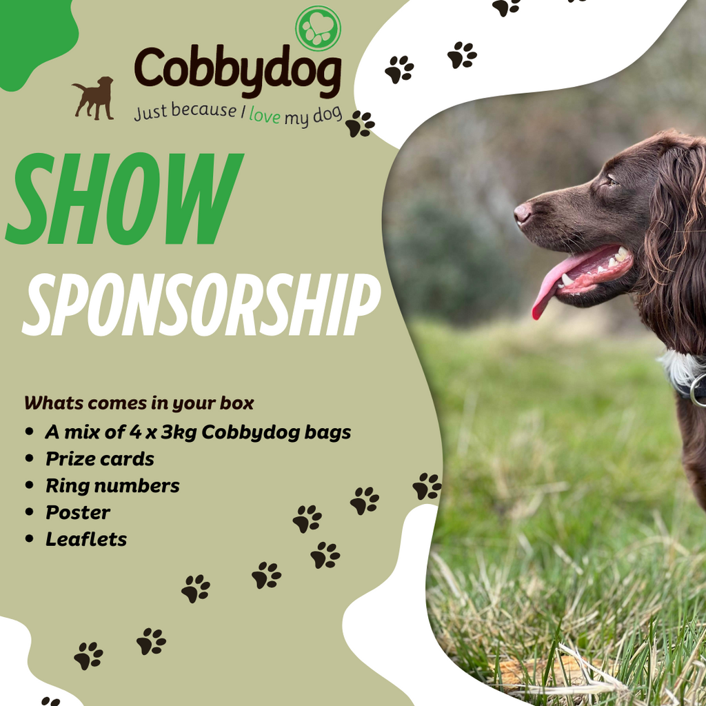 Dog Show Sponsorship UK British Cold Pressed Dog Food UK Cobbydog