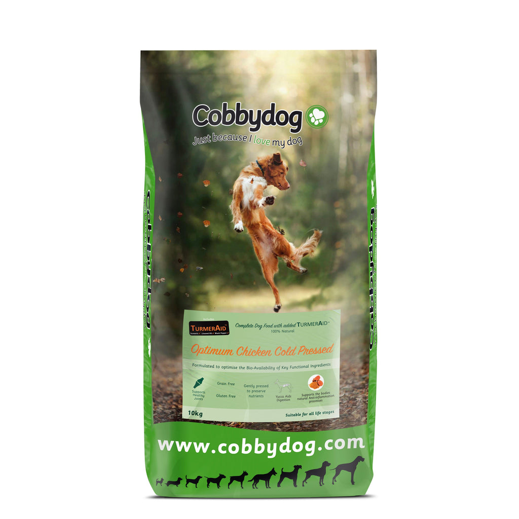 Optimum Cold Pressed Dog Food with TurmerAid™ Cobbydog