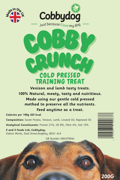 Cobby Crunch Venison and Lamb Cold Pressed Treat