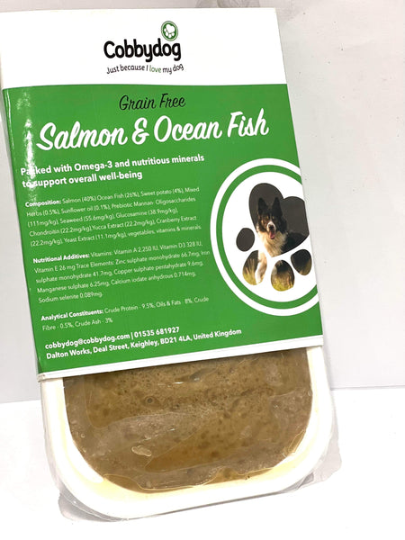 Salmon and Ocean Fish Tray 400g, dog food